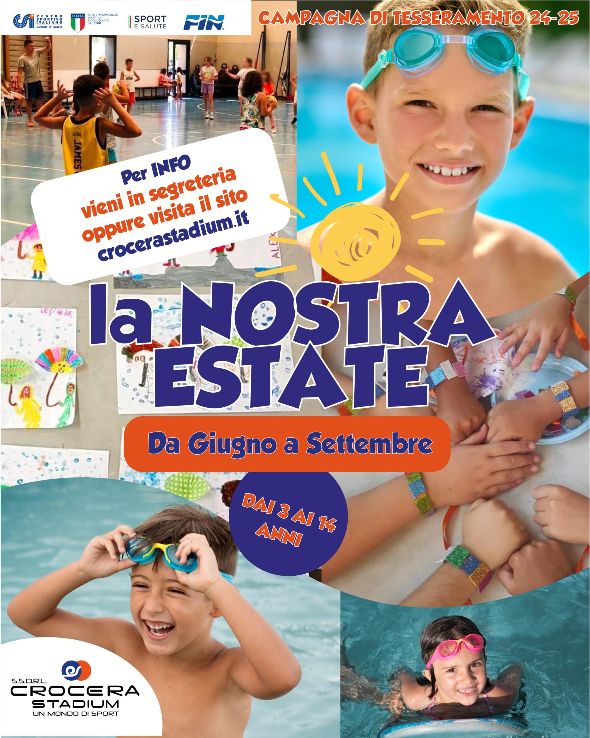 Centri Estivi Crocera Stadium: la nostra estate 2025