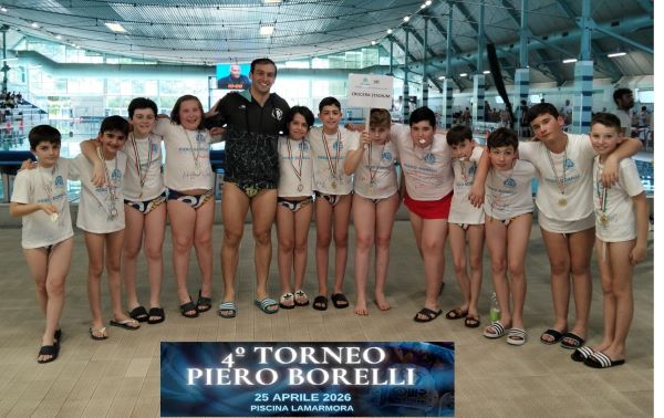 PALLANUOTO UNDER 12 – 4° EDIZIONE TROFEO “PIERO BORELLI” 25 APRILE 2026