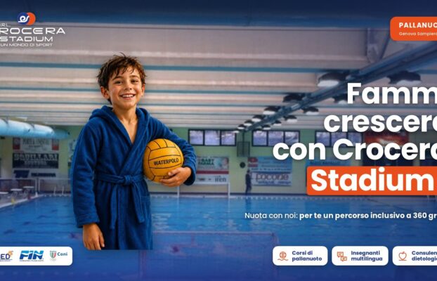 Fammi crescere con Crocera Stadium Sampierdarena: la pallanuoto riparte in vasca grande